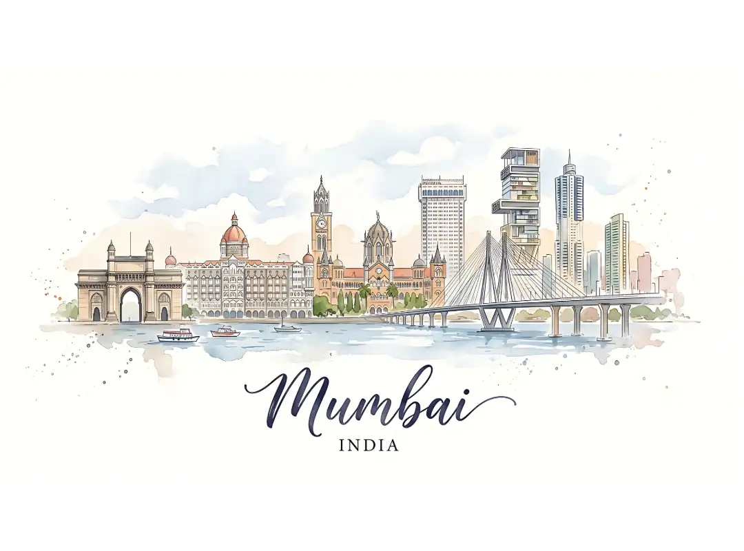 Mumbai Heritage Skyline — Gateway of India, Sea Link & Monuments